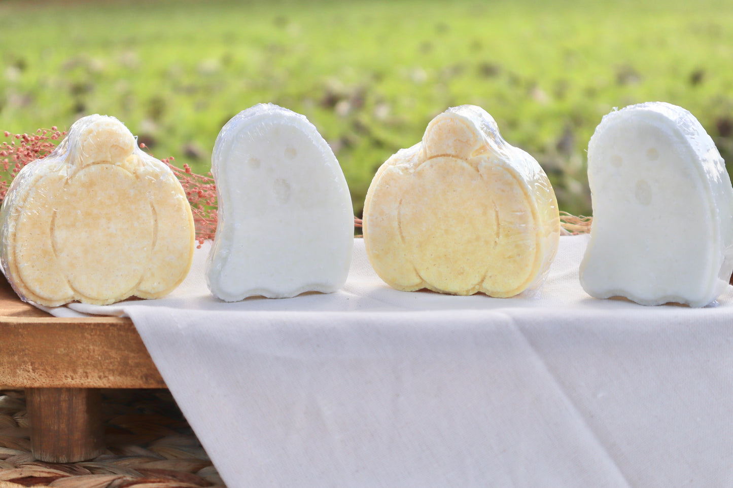 Pumpkin + Ghosts Bath Bombs